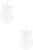 2pcs Baking Bag Kneading Pizza Bag Kitchen Bag Kneading Bread Bag Mixing Dough Bag Pastry Tools Dough Maker Bag Baking Mixing Bag Bakeware Bag Non-stick Dough Bag White