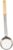 Pizza Sauce Spoon Ladell Spoons Kitchen Sauce Serving Scoop Portion Control Serving Spoons Kitchen Portion Control Scoop Self Feeding Utensils Drizzle Ladle Yellow Stainless Steel
