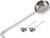 3pcs Pizza Sauce Spoon Cooking Ladle Sauce Serving Spoon Sauce Spread Spoon Soup Ladle Spoon Sauce Flat Spoon Portioning Spoon Pasta Spoon Measuring Spoon Silver Stainless Steel