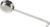 Pizza Sauce Spoon Drizzle Spoon Cracking Tool Pizza Sauce Ladle Flat Bottom Cream Soup Spoon Pizza Spoon Steel Ladle Stirrer Kitchen Cooking Spoon Sauce Pan Silver Stainless Steel