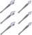Zerodeko 6pcs Piping Spoon Chef Pencil Coffee Art Draw Tool Coffee Chocolates Tapered Spoon Large Pizza Sauce Spoon Pans Culinary Drawing Spoon DIY Chocolate Spoon Silver Stainless Steel