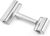 Stainless Steel Double Dough Roller, Pastry/Pizza Roller, Non-Stick Pizza Roller, for Home Kitchen Baking Cooking (4.13in, 2.36in)