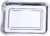 Gill Pan Grills Water Pans for Chafing Dishes Bbq Grill Plate Cutlery Trays Bakeware Tray Pizza Grill Soy Sauce Dish Pizza Trays for Oven Baking Oven Pans Roaster Silver