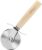 DASZERX® Pizza Cutter Wheel,Stainless Steel Pizza Slicer with Finger Guard Protection,Classic Pizza Cutter with Wooden Handle (Pizza Cutter)