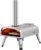 Outdoor Pizza Oven 12″ Wood Pellet Pizza ovens With Rotatable Round Pizza Stone Portable Wood Fired with Built-in Thermometer Pizza Stove for Outside Backyard Camping Picnics (Grey-revolving)