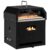 COSTWAY, 4-in-1 Detachable Stone, Cooking Grill, Shovel, Convenient Handle, Waterproof Cover for Camping, Hiking, Picnic, BBQ Outdoor Pizza Oven, Black