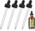 Aieve 4 Pack Glass Dropper Pipettes Compatible with Da Bomb Hot Sauce 4 OZ Bottle, Food Droppers for Hot Sauce Portion Control