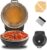 Pizza Oven Indoor Portable, 12 Inch Indoor Pizza Oven Countertop, Dual Temperature control Pizza Maker Machine,Crispy Stone Oven Pizza Maker