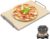 Pizza Stone with Grill Rack for Ninja Woodfire Outdoor Smoker XL OG800 OG900 Series Grill Accessories, Rectangle Pizza Baking Stone Set for Oven and Grill Baking