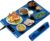 OMEO Blue Foldable Electric Warming Tray – Adjustable 3-Temperature Food Warming Mat with 6-Hour Timer & Auto Shut-off for Kitchen, Parties, Buffets, Dinners, and Everyday Use
