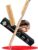 26” Pizza Oven Brush with Stone Scraper – Heat Resistant Stainless Steel Bristles, Extra Long Handle – Compatible with Ooni Ovens – Includes Spare Head