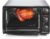 Elite Gourmet ERO-2008N# Countertop XL Toaster Oven, Rotisserie, Bake, Grill, Broil, Roast, Toast, Keep Warm and Steam (23L capacity fits a 12” pizza, 6-Slice, Black)