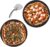 2-Pack Ceramic Pizza Stones – Make Restaurant-Quality Pizza Right at Home – Easy to Use – Durable up to 500℉ – 100% Black Cordierite – 11.75” Diameter